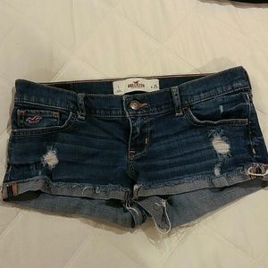 Hollister Distressed Jean Shorts